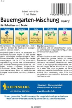 Bauerngarten-Mischung Saatband