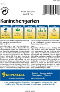 Kaninchengarten -Deutschland Gartenbedarf Verkäufe 2024 kiepenkerl kaninchengarten 1 paket 1661241 de