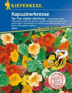 Kapuzinerkresse "Tip-Top Alaska-Mischung" -Deutschland Gartenbedarf Verkäufe 2024 kiepenkerl kapuzinerkresse tip top alaska mischung 1 pkt 1187595 de