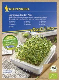 MicroGreen Duo-Garden Nachfüllpads BIO-Brokkoli, 3 Stück