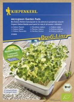 MicroGreen Duo-Garden Nachfüllpads BIO-Daikon-Rettich, 3 Stück