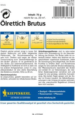 Ölrettich "Brutus" -Deutschland Gartenbedarf Verkäufe 2024 kiepenkerl oelrettich rufus 1 pkt 1204184 de