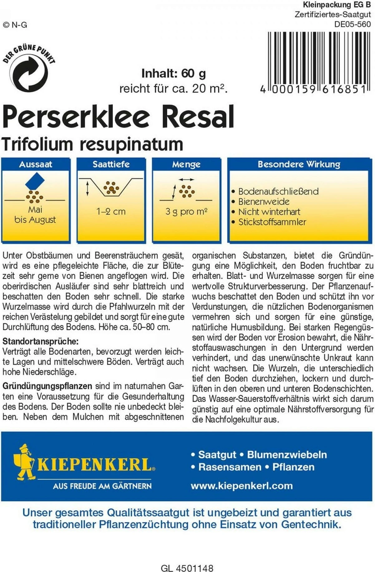 Perserklee "Gorby" 3 Perserklee "Gorby"