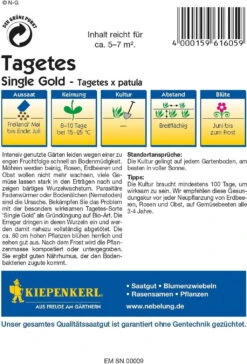 Tagetes "Single Gold" (Nematodenkiller)