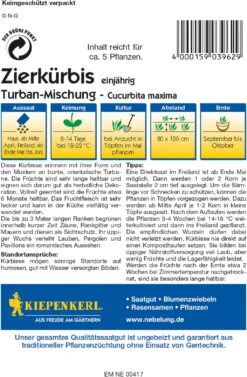 Zierkürbis "Turban-Mischung"