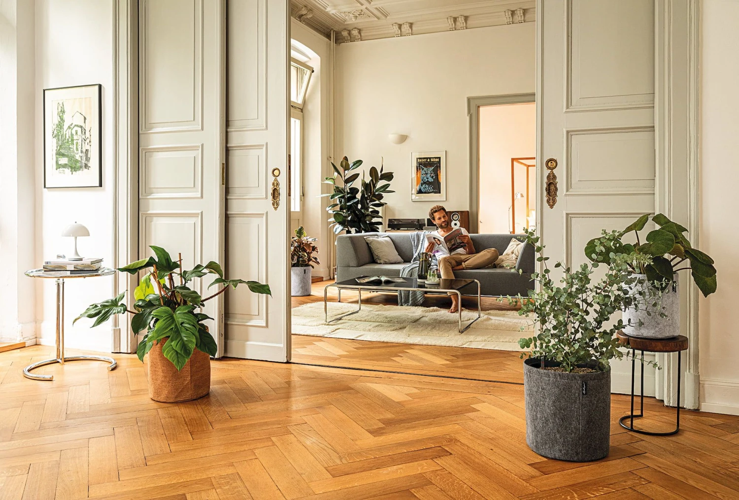 LECHUZA Pflanzgefäß TRENDCOVER "Kork" 32, Dark Natural 7 LECHUZA Pflanzgefäß TRENDCOVER "Kork" 32, Dark Natural – Bild 5