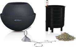 LECHUZA Blumenampel BOLA Color 23, Schiefergrau -Deutschland Gartenbedarf Verkäufe 2024 lechuza blumenampel bola color 23 skiffergraa 1677825 de