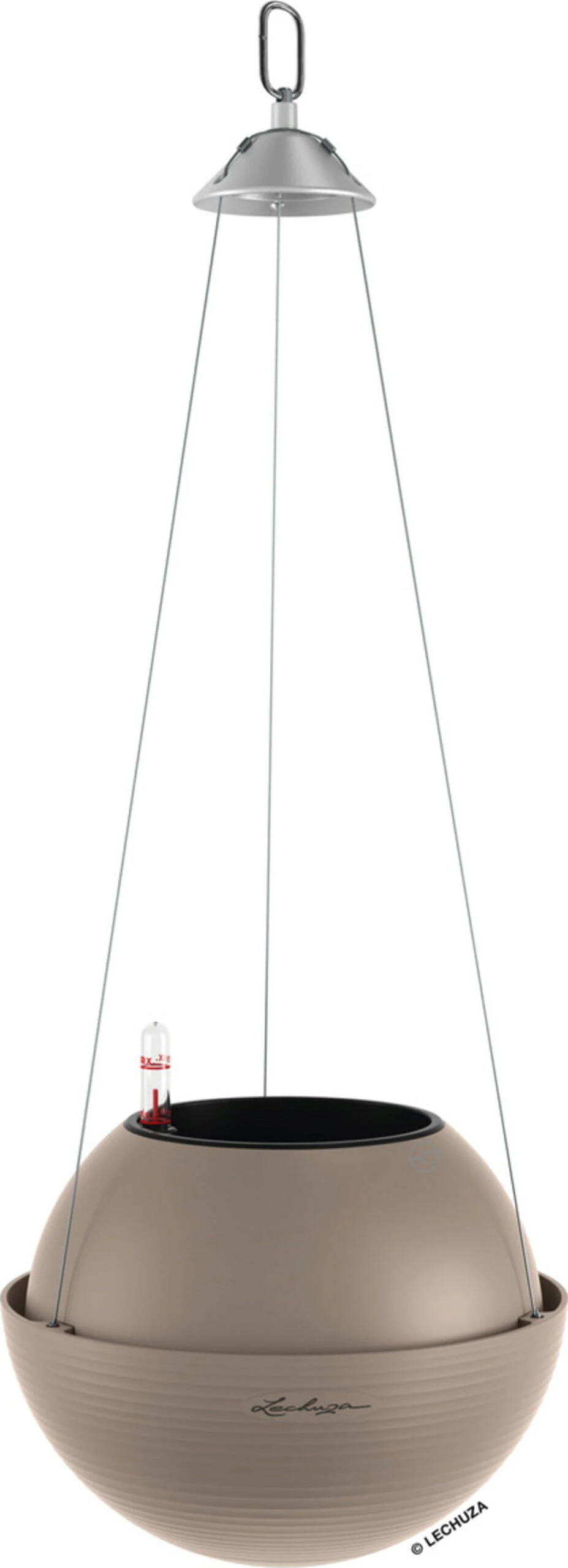 LECHUZA Blumenampel BOLA Color 32, Sandbraun 3 LECHUZA Blumenampel BOLA Color 32, Sandbraun