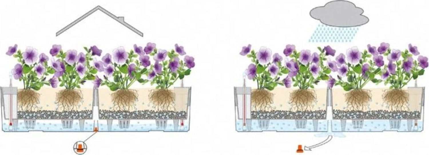 LECHUZA Pflanzgefäß BALCONERA Color 80, Schiefergrau 11 LECHUZA Pflanzgefäß BALCONERA Color 80, Schiefergrau – Bild 9