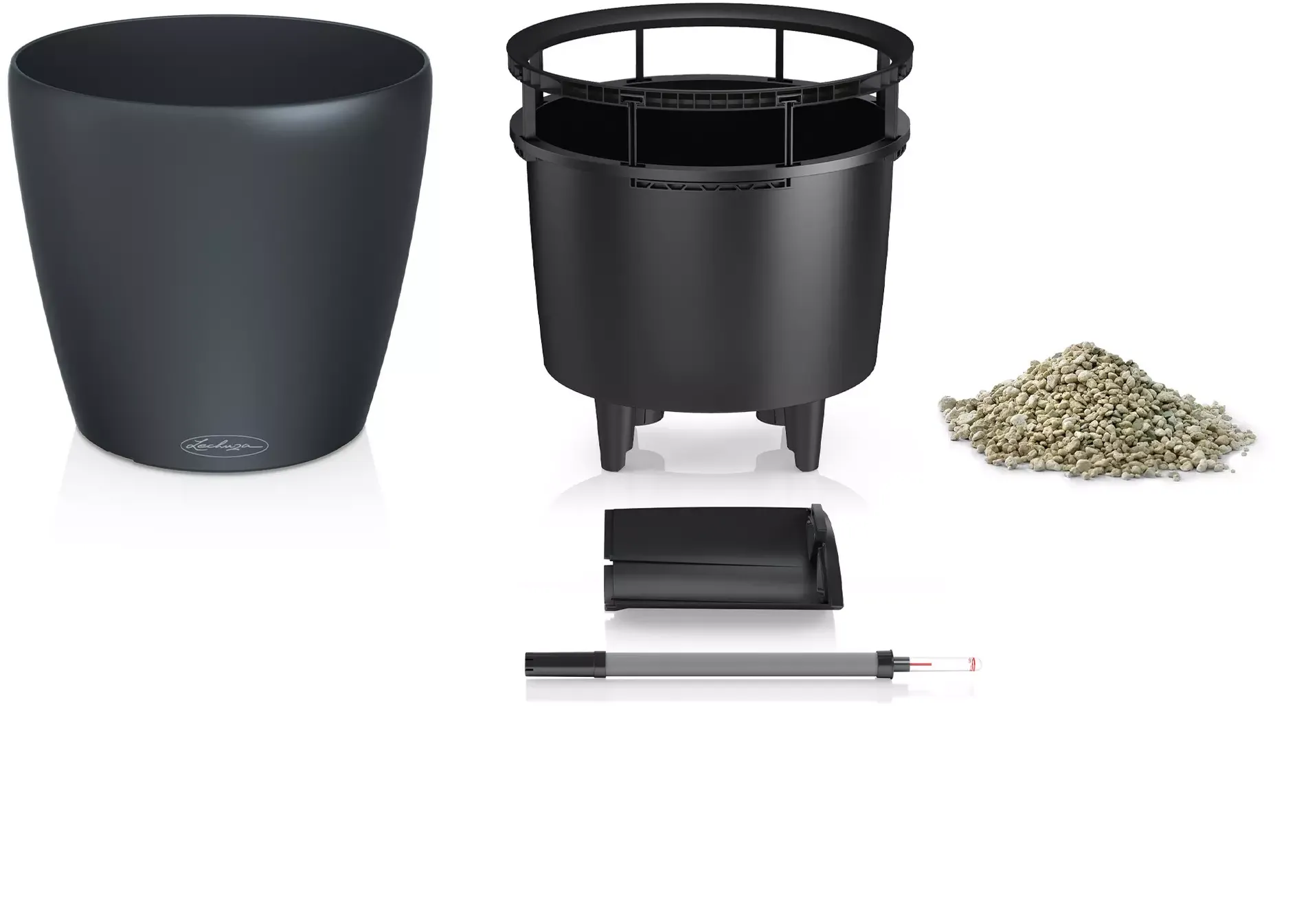 LECHUZA Pflanzgefäß CLASSICO Color LS 28, Sandbraun 6 LECHUZA Pflanzgefäß CLASSICO Color LS 28, Sandbraun – Bild 4