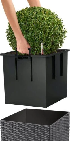 LECHUZA Pflanzgefäß CUBE Cottage 40, Mokka -Deutschland Gartenbedarf Verkäufe 2024 lechuza pflanzgefaess cube cottage 40 1667473 de