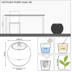 LECHUZA Pflanzgefäß PURO Color 50, Weiß, Weiß 16 LECHUZA Pflanzgefäß PURO Color 50, Weiß, Weiß -Deutschland Gartenbedarf Verkäufe 2024 lechuza pflanzgefaess puro color 50 weiss 1470728 de