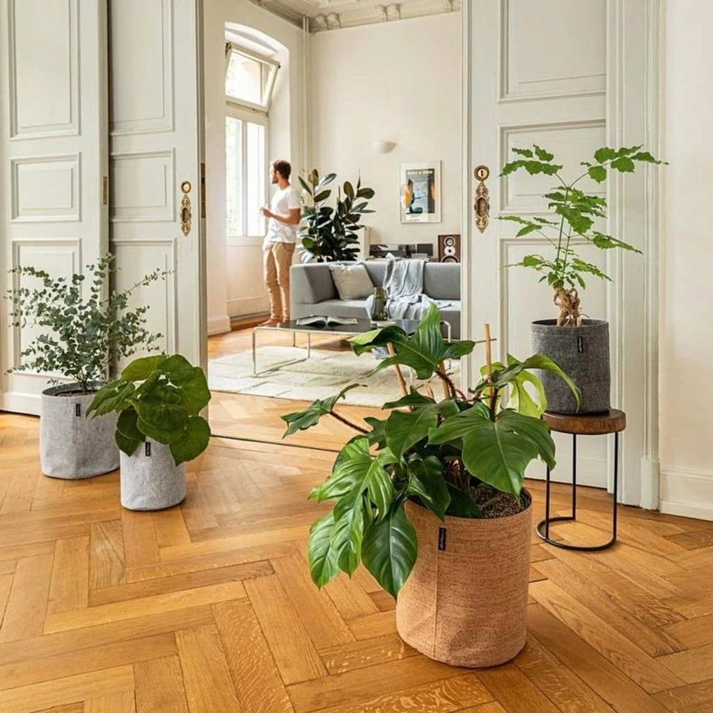 LECHUZA Pflanzgefäß TRENDCOVER "Kork" 32, Dark Natural 5 LECHUZA Pflanzgefäß TRENDCOVER "Kork" 32, Dark Natural – Bild 3