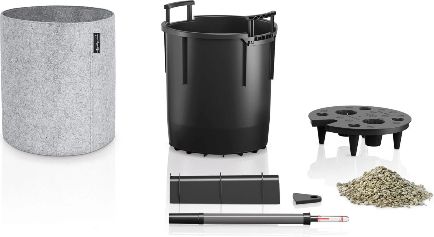 LECHUZA Pflanzgefäß TRENDCOVER "Kork" 32, Dark Natural 6 LECHUZA Pflanzgefäß TRENDCOVER "Kork" 32, Dark Natural – Bild 4