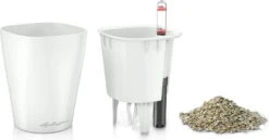 LECHUZA Tischgefäß MINI DELTINI, Weiß 16 LECHUZA Tischgefäß MINI DELTINI, Weiß -Deutschland Gartenbedarf Verkäufe 2024 lechuza tischgefaess mini deltini 1668315 de