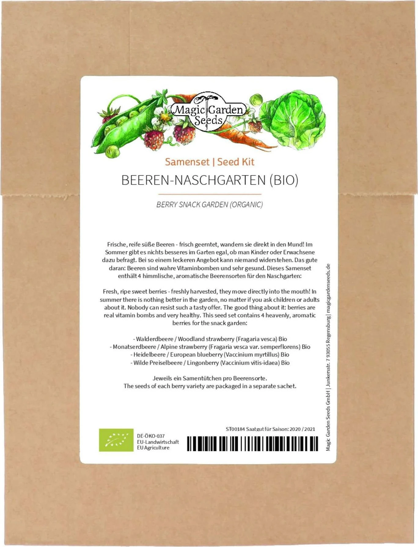 Bio Beeren-Naschgarten , Samenset 6 Bio Beeren-Naschgarten , Samenset – Bild 4