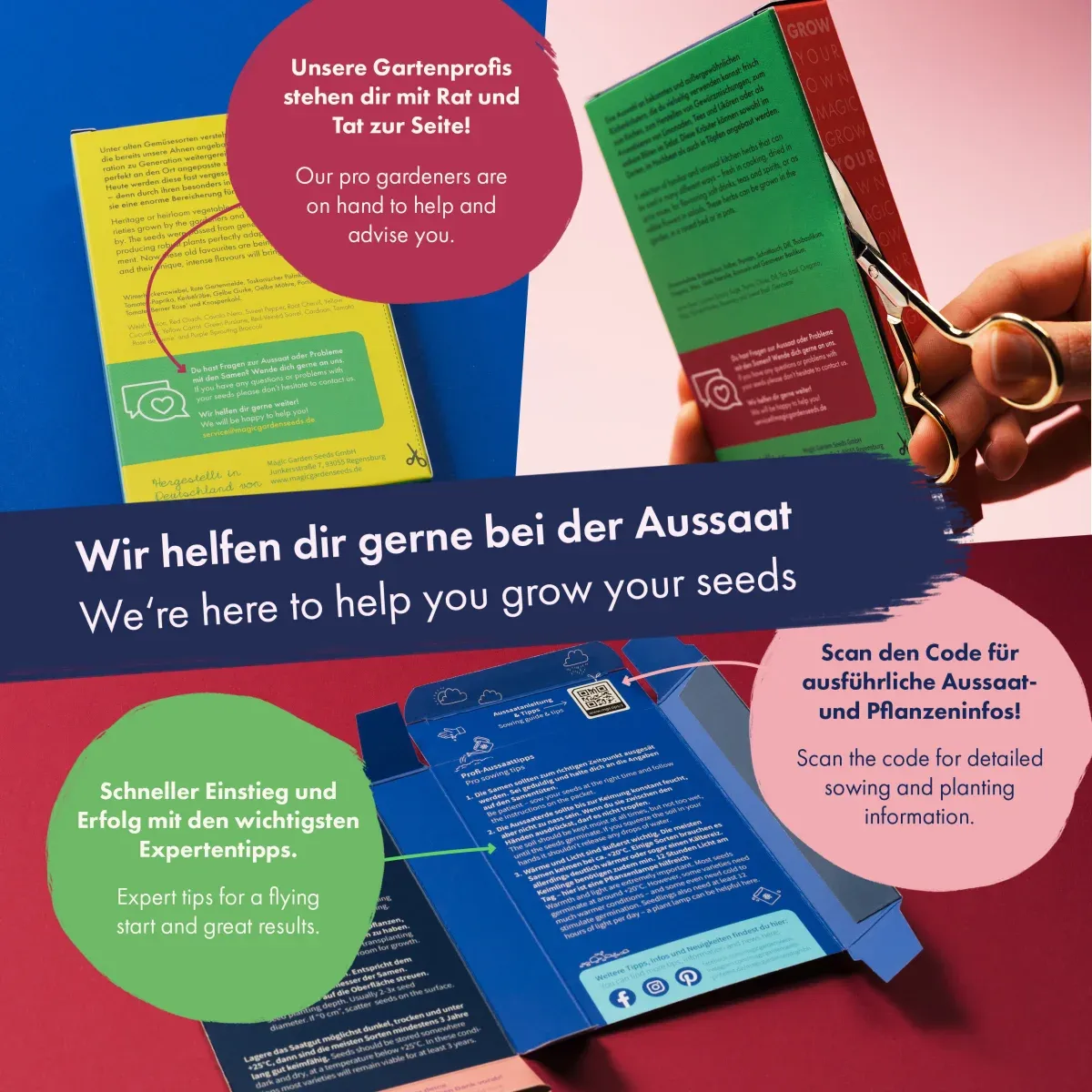 Blumensamen - Wild & Farbenfroh 3 Blumensamen - Wild & Farbenfroh