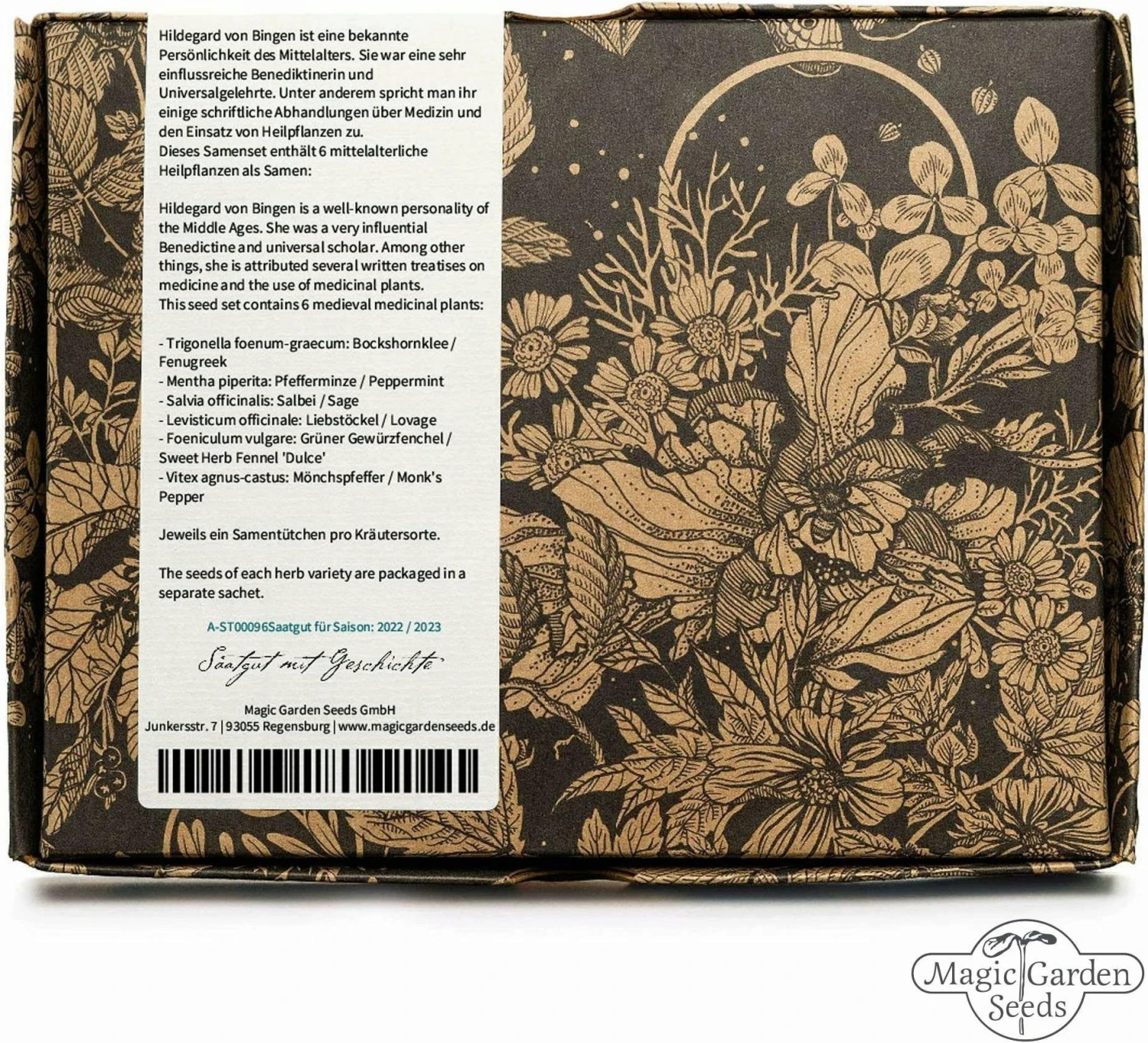 Hildegard Von Bingen: Klostergarten - Samenset 3 Hildegard Von Bingen: Klostergarten - Samenset