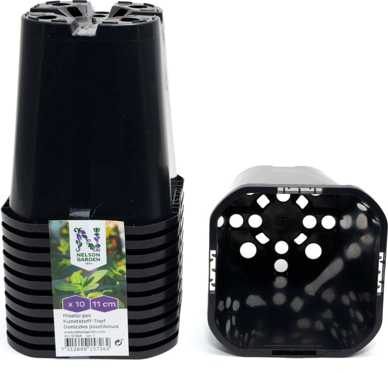Anzuchttopf Kunststoff 11 Cm, 10 Stück 4 Anzuchttopf Kunststoff 11 Cm, 10 Stück – Bild 2