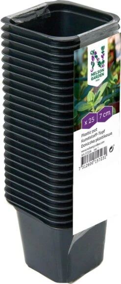 Anzuchttopf Kunststoff 7 Cm, 25 Stück