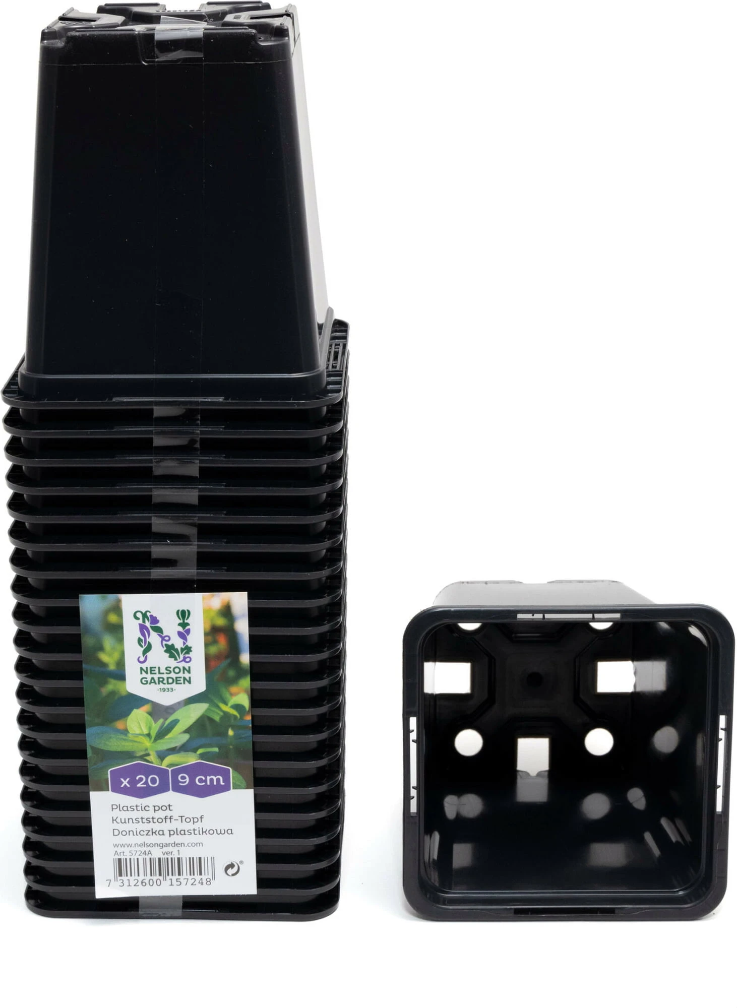 Anzuchttopf Kunststoff 9 Cm, 20 Stück 4 Anzuchttopf Kunststoff 9 Cm, 20 Stück – Bild 2