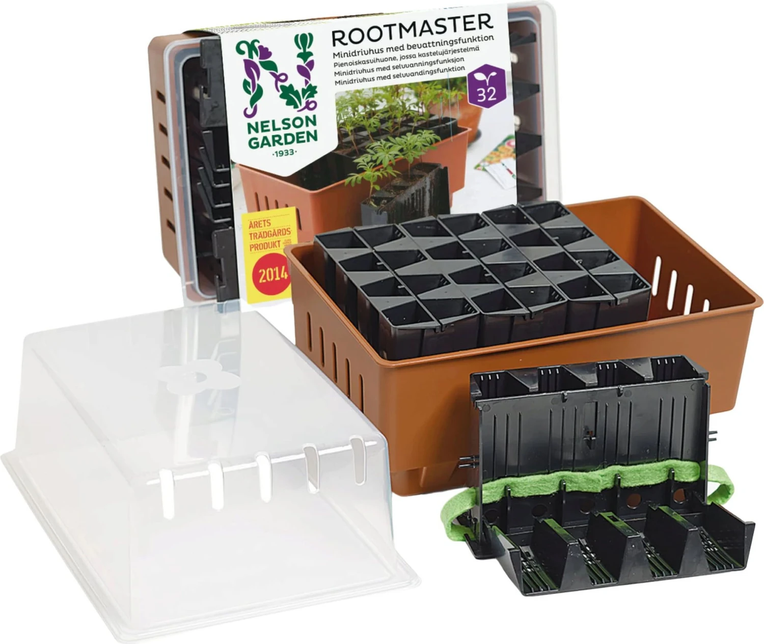 Mini-Gewächshaus "Rootmaster" Braun 3 Mini-Gewächshaus "Rootmaster" Braun