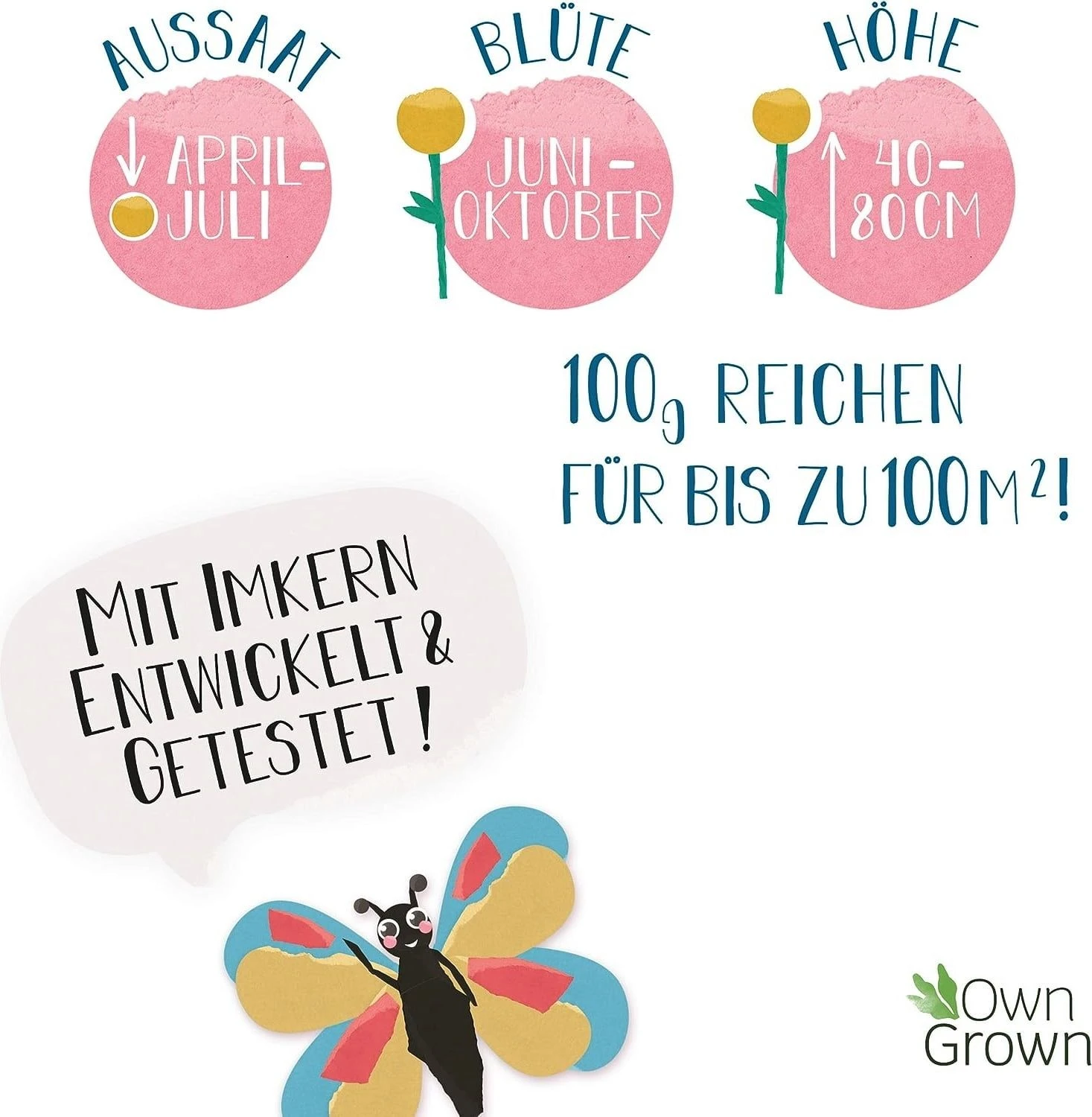 Blumenmischung "Schmetterlingstreff" 4 Blumenmischung "Schmetterlingstreff" – Bild 2