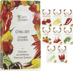 Chili-Samen 8er Saatgut-Set 11 Chili-Samen 8er Saatgut-Set -Deutschland Gartenbedarf Verkäufe 2024 own grown chili samen 8er saatgut set 1 set 1679242 de