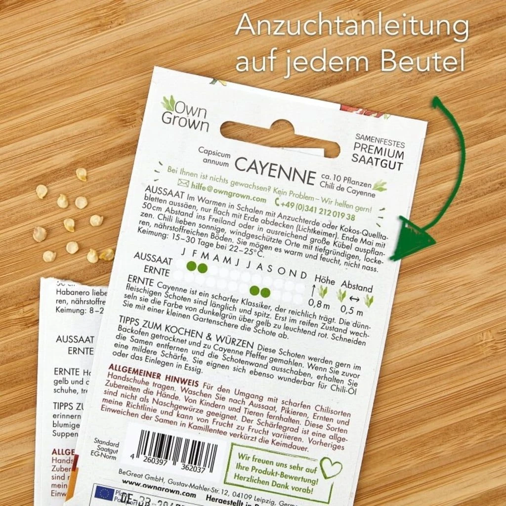 Chili-Samen 8er Saatgut-Set 4 Chili-Samen 8er Saatgut-Set – Bild 2