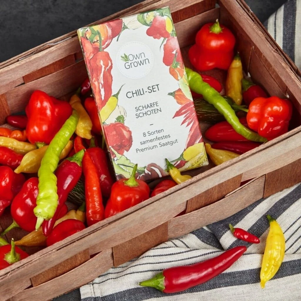 Chili-Samen 8er Saatgut-Set 3 Chili-Samen 8er Saatgut-Set