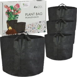 Pflanzensack, 4 X 20 L 10 Pflanzensack, 4 X 20 L -Deutschland Gartenbedarf Verkäufe 2024 own grown pflanzensack 4 x 20 l 1684408 de