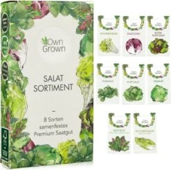 Salat-Samen-Set -Deutschland Gartenbedarf Verkäufe 2024 own grown salat samen set 1682448 de
