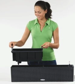 LECHUZA Pflanzgefäß BALCONERA Cottage 80, Weiß