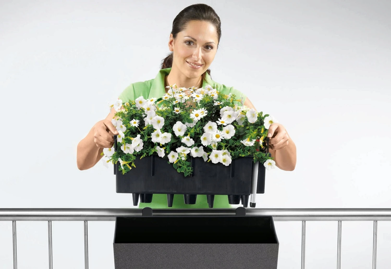 LECHUZA Pflanzgefäß BALCONERA Stone 50, Steingrau 5 LECHUZA Pflanzgefäß BALCONERA Stone 50, Steingrau – Bild 3