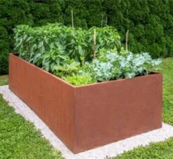 Hochbeet Edelrost "Optimus", 200 X 100 Cm -Deutschland Gartenbedarf Verkäufe 2024 prima terra hochbeet edelrost optimus 1668051 de