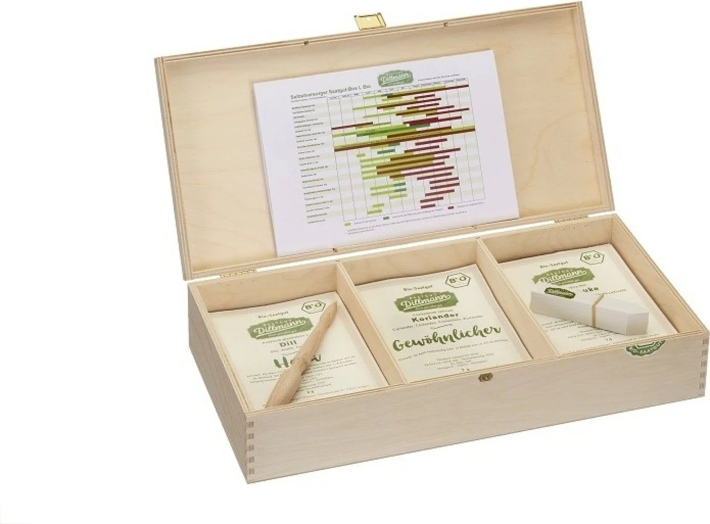 Raritäten-Schatzkiste Saatgut-Box L Bio 3 Raritäten-Schatzkiste Saatgut-Box L Bio