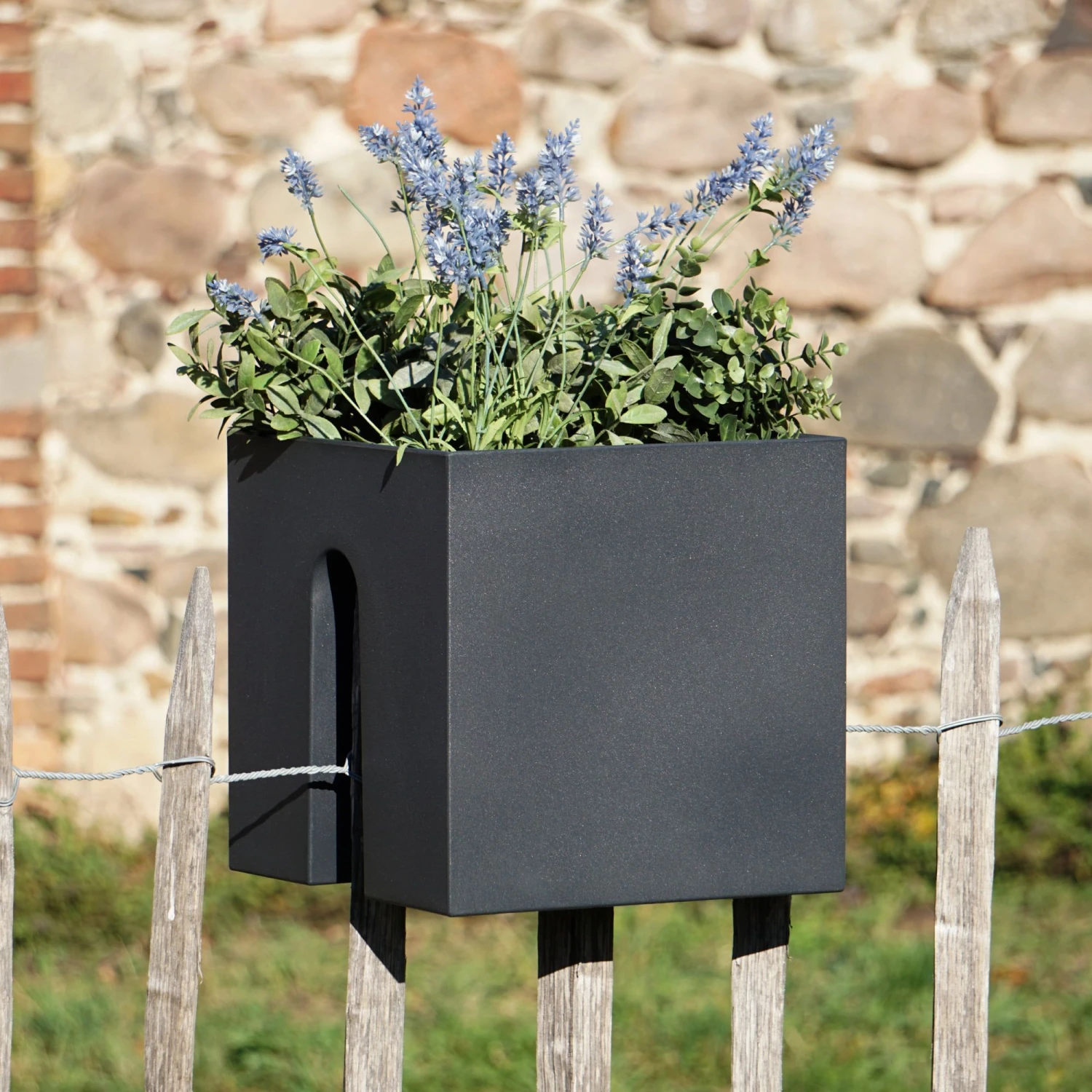 Pflanzbehälter "Steckling Cube", Graphit (anthrazit) 6 Pflanzbehälter "Steckling Cube", Graphit (anthrazit) – Bild 4