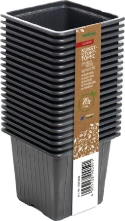 20 Kunststofftöpfe7 Cm Quadr., Schwarz -Deutschland Gartenbedarf Verkäufe 2024 romberg 20 kunststofftoepfe 7 cm quadr schwarz 1 st 1664257 de