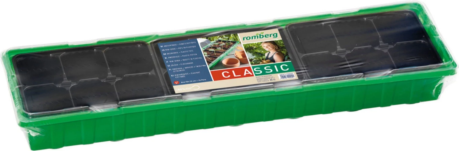 Classic Anzuchthaus L PLUS Mit Kunststofftöpfe 5 Classic Anzuchthaus L PLUS Mit Kunststofftöpfe – Bild 3