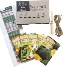 Bio Beet-Box "Für Kids" -Deutschland Gartenbedarf Verkäufe 2024 samen maier bio beet box fuer kids 1 set 1033187 de