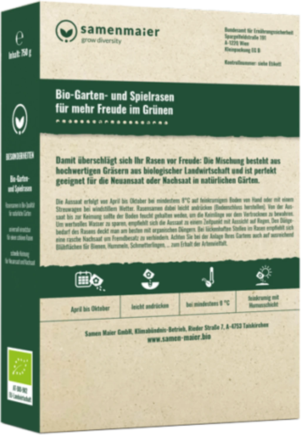 Bio Gartenrasen Purzelbaum 4 Bio Gartenrasen Purzelbaum – Bild 2