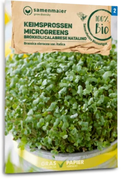 Bio Keimsprossen/Microgreens - Brokkoli "Calabrese Natalino"