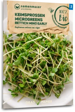 Bio Keimsprossen/Microgreens - Rucola