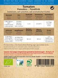 Bio Tomaten "Dattelwein"