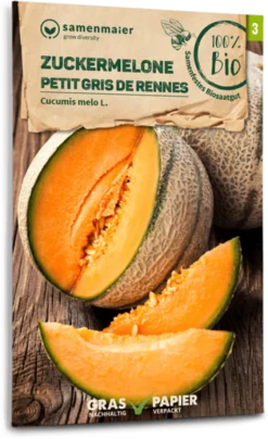 Bio Zuckermelone "Petit Gris De Rennes" 5 Bio Zuckermelone "Petit Gris De Rennes" -Deutschland Gartenbedarf Verkäufe 2024 samen maier bio zuckermelone petit gris de rennes 1673008 de