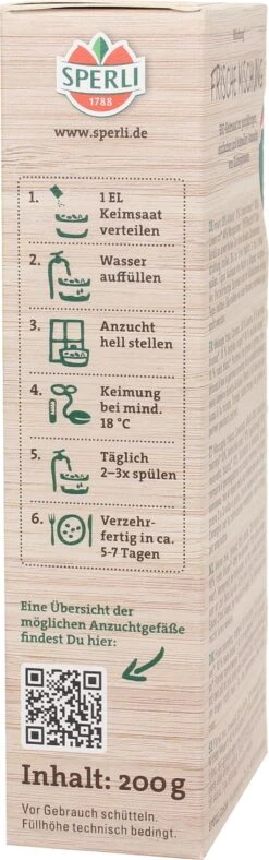 Bio Keimsprossen-Saat Frische Mischung