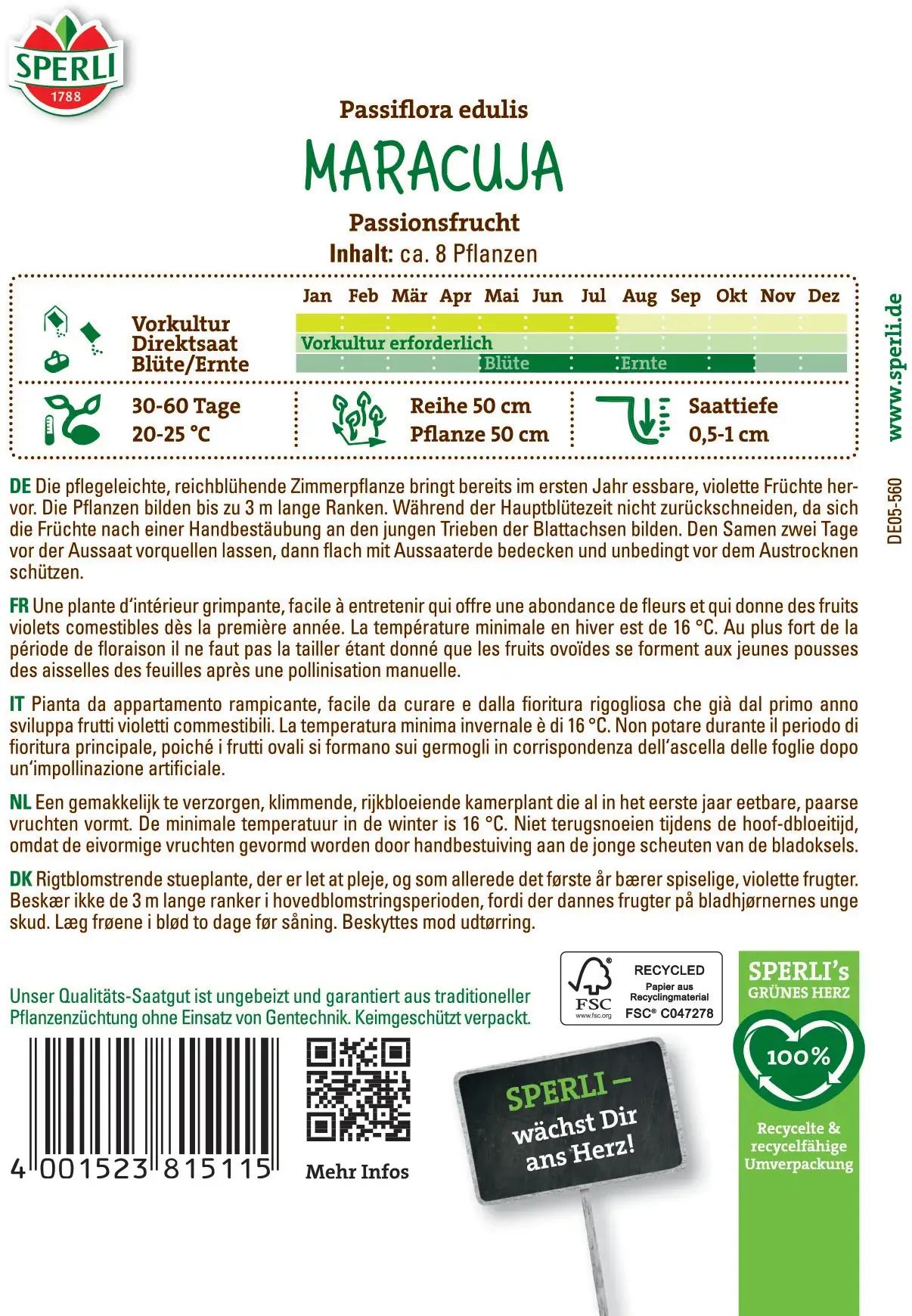 Maracuja "Passionsfrucht" 3 Maracuja "Passionsfrucht"