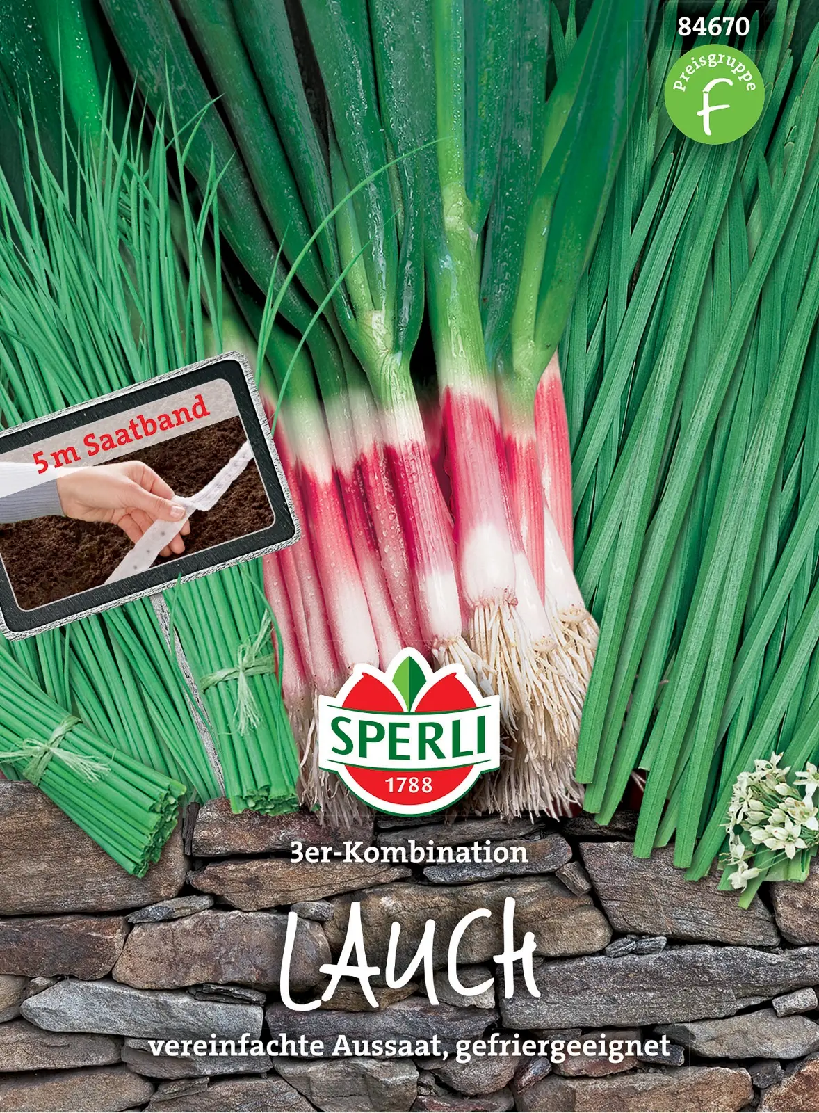 Schnittlauch "Lauch-Kombination" 5m Saatband 4 Schnittlauch "Lauch-Kombination" 5m Saatband – Bild 2