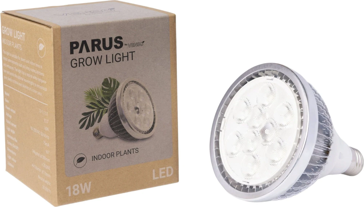 E27 Pflanzenlampe "Indoor Plants", 18 Watt 5 E27 Pflanzenlampe "Indoor Plants", 18 Watt – Bild 3