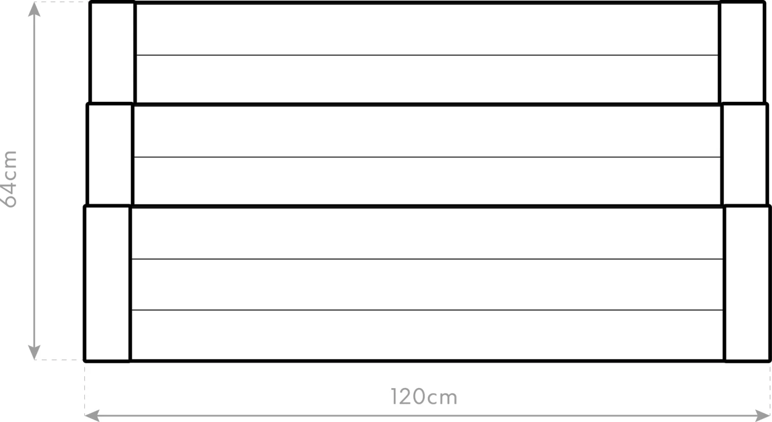 Premium Treppenhochbeet 5 Premium Treppenhochbeet – Bild 3